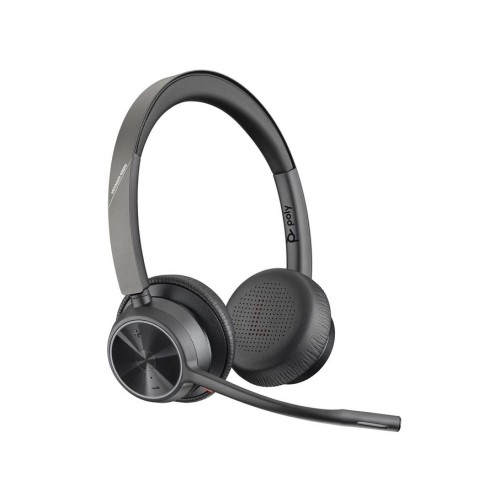 Casti Wireless Call Center Poly Voyager 4320UC, USB-C, Black

