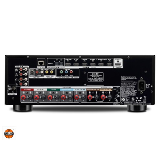 AV Receiver DENON AVR-X2000 7.1, AirPlay, Spotify, Internet Radio, DLNA,4K, 3D, 150W RMS