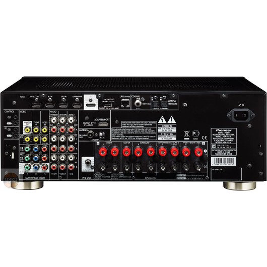 AV Receiver Stereo PIONEER VSX-921, 80W 8 OHm, 20Hz-20kHz, THD 0.08, 98dB, FM, MW, HDMI, Optic, Coaxial