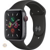 Apple Watch Series 5 44mm Space Gray, Aluminium Black Sport Band, A2157, Cellular