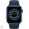 Apple Watch Series 6 40mm A2291, Blue Aluminium Case, White Sport Band