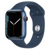 Apple Watch Series 7 45mm Blue Aluminium Case, Sport Band, GPS, A2474