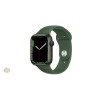 Apple Watch Series 7 45mm Green Aluminium Clover Sport Band, GPS, A2474