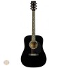 Chitara acustica Flame FG 229-41BK, 4/4, Corzi metal