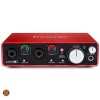 Interfata audio USB Focusrite Scarlett 2i2 2nd Gen, 2x Analogic, 2x Microfon, Iesire Casti