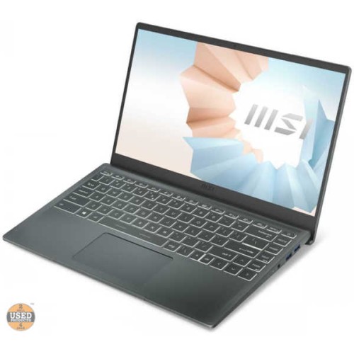 Laptop MSI Modern 14 B10MW, Display 14 inch FHD, Intel Core i3-10110U 4.1 GHz, 8 Gb RAM, SSD 256 Gb, Intel UHD Graphics
