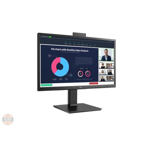 Monitor LG BP24BP750C, 23.8 inch, IPS, FHD, Webcam, HDMI, DisplayPort, USB-C, USB