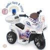 Motocicleta electrica de politie, pentru copii Loko Toys 99079L-P