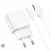 Set Incarcator Retea si Cablu Alimentare Mobiama USB A la Lightning, 2.4 A, 1m
