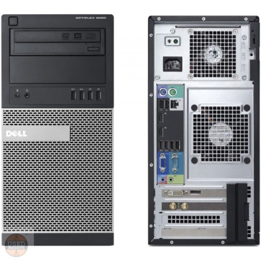 Sistem Desktop PC DELL Optiplex 9010, Intel Core i7-3770, 32 Gb RAM, SSD 150 Gb, nVidia GeForce GT 730 2 Gb