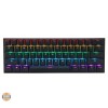 Tastatura gaming mecanica Anne Pro 2, Bluetooth, Red Switch, RGB, USB-C, Negru