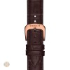 Ceas barbatesc Tissot T-Classic Carson T0854103601100, 40mm, quartz, Carcasa Otel, Curea piele maro
