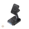 Incarcator Wireless 3-in-1 Usams US-CC150, Magnetic, Fast Charge 15W, compatibil MagSafe 	