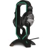 Vertux Extent, Stand Gaming 3-in-1, Suport Casti, Hub USB